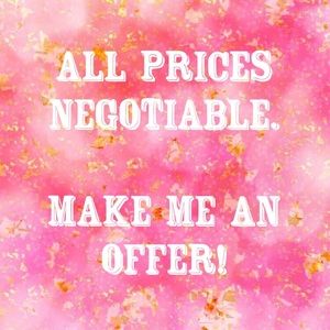 All listings negotiable